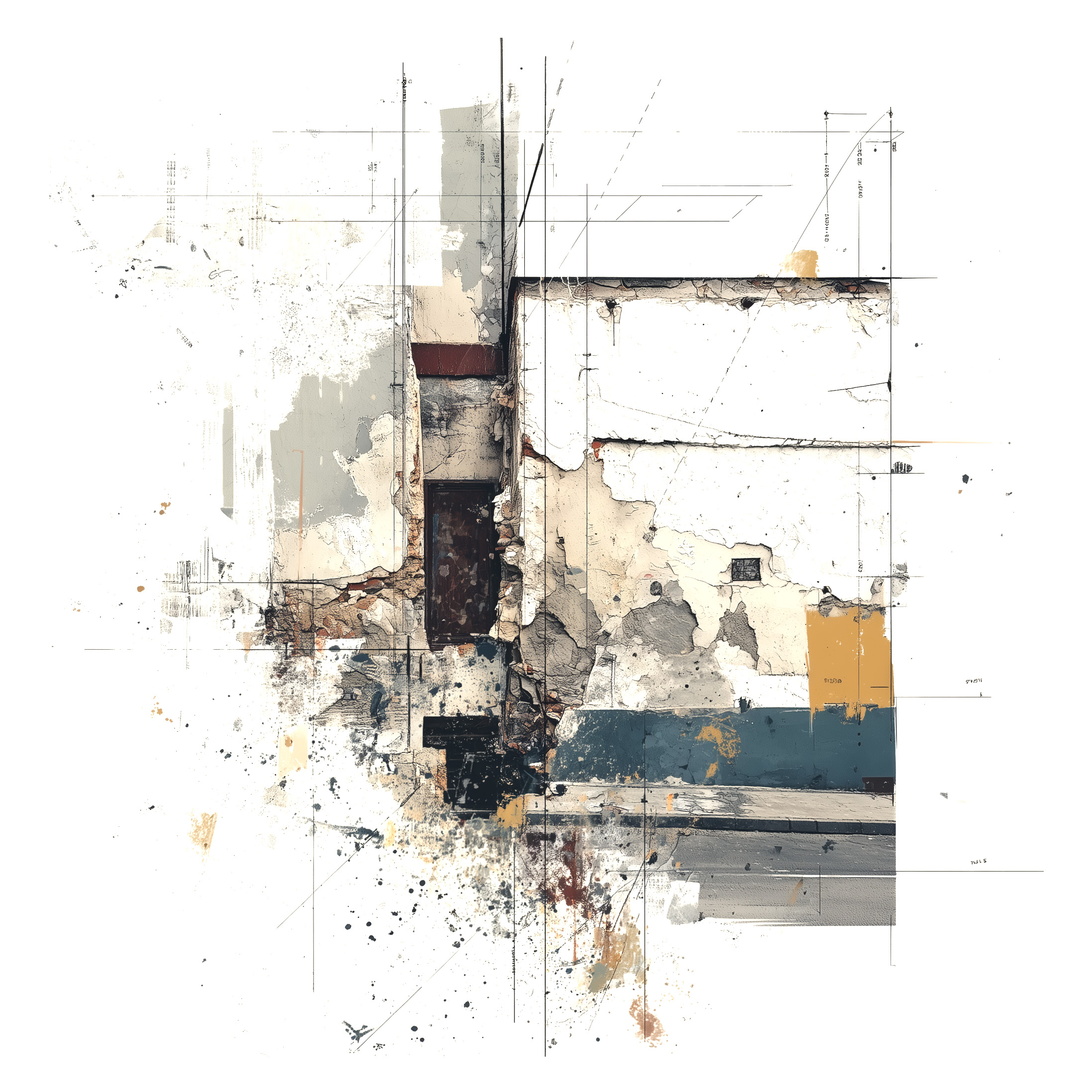 Medianera expuesta tras demolición - Esto No Es Un Hogar